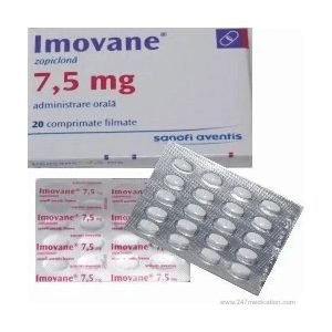 Imovane 7,5 mg Tabletten – neutrale Darstellung von Zopiclon